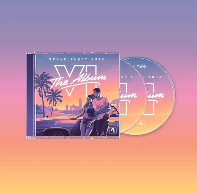 Main image of Grand Theft Auto VI PS5 Game + Grand Theft Auto VI: The Album CD (2 CD Set)