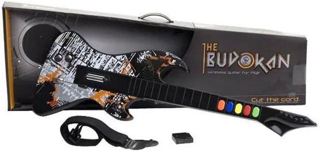 Main image of Psyclone Wireless Budokan Guitar for PS2 (Controller not included)