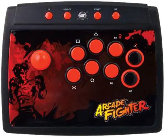 Alt view image 2 of 3 - dreamGEAR Arcade Fighter for PS3