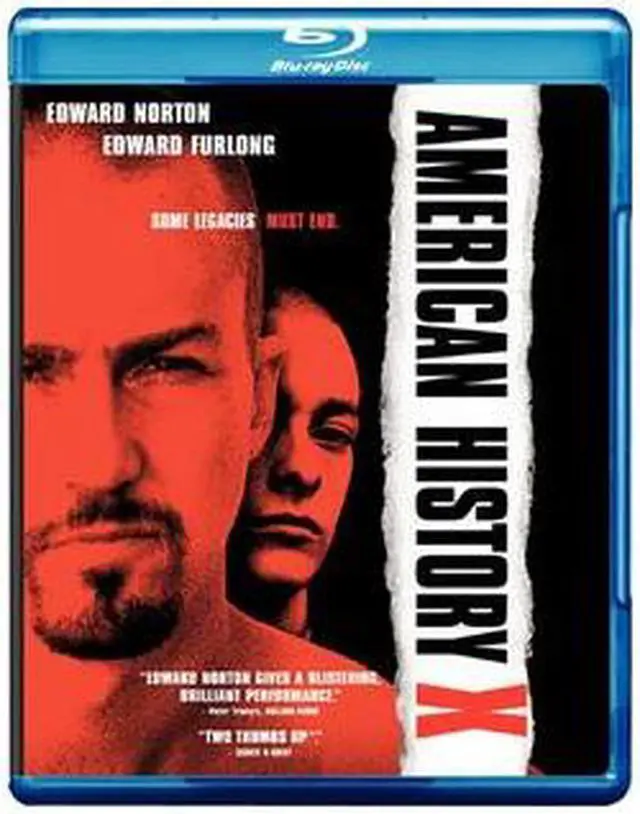 Alt view image 2 of 2 - American History X Edward Norton, Edward Furlong, Fairuza Balk, Beverly D'Angelo, Avery Brooks, Stacy Keach, Jennifer Lien, Elliott Gould, William Russ, Ethan Suplee