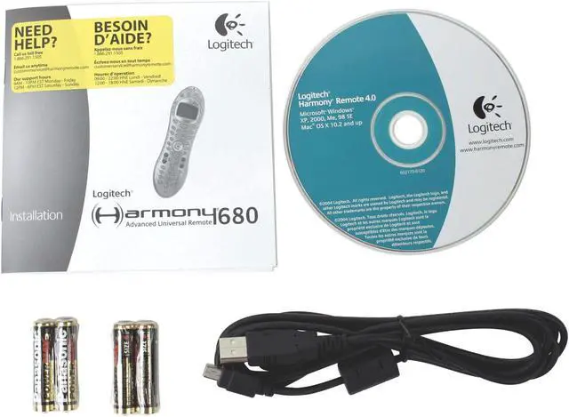 Alt view image 5 of 6 - Logitech Harmony 680 PC / MAC Infrared Remote Control