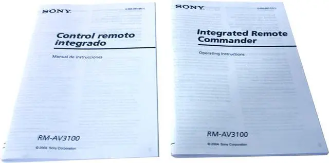 Alt view image 5 of 6 - SONY RM-AV3100 Universal Infrared Fully Editable Remote Control