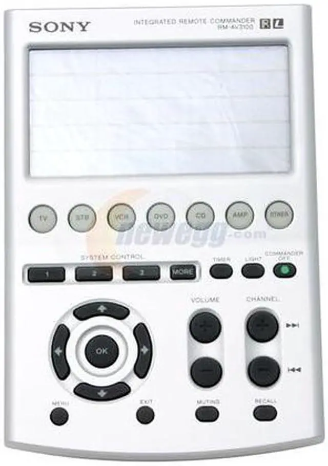 Alt view image 3 of 6 - SONY RM-AV3100 Universal Infrared Fully Editable Remote Control
