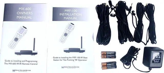 Alt view image 5 of 6 - Universal Remote Controls Home Theater Master MX-600 IR/RF Remote & MRF-100 Base Station