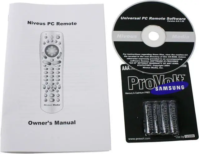 Alt view image 2 of 3 - NiveusMedia PC Infrared / RF Remote Control