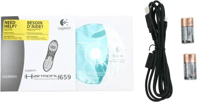 Alt view image 6 of 7 - Logitech Harmony 659 Universal Infrared Advanced Universal Remote