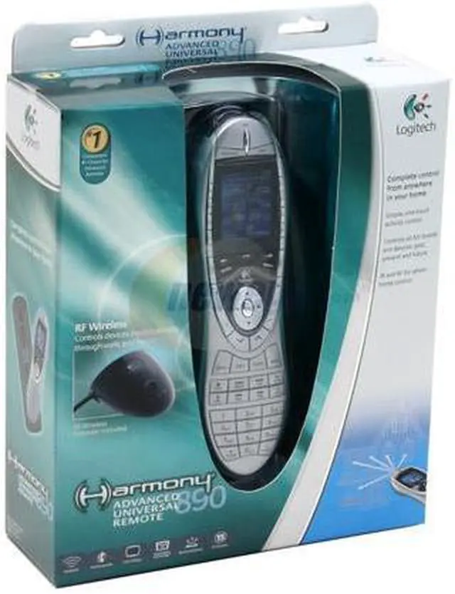 Alt view image 12 of 12 - Logitech Harmony 890 Universal Infrared / RF Remote Control