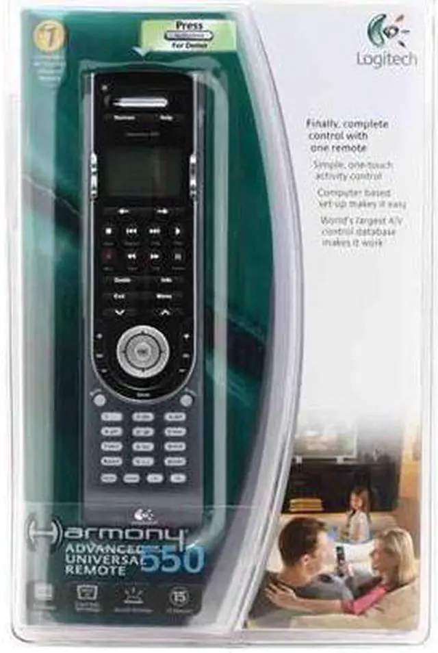 Alt view image 2 of 3 - Logitech Harmony 550 Universal Infrared Advanced Remote Control