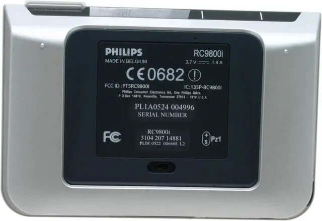 Alt view image 7 of 11 - PHILIPS RC9800I Universal Infrared, WiFi 802.11b/g Multimedia Control Panel