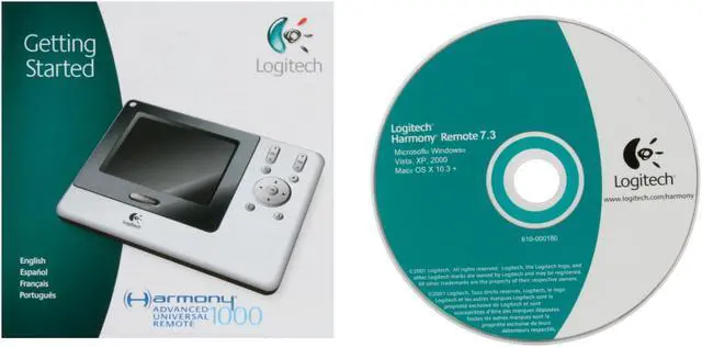 Alt view image 13 of 14 - Logitech Harmony 1000 Universal RF Advanced Remote