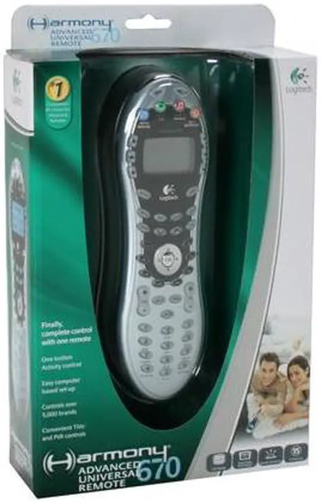 Alt view image 8 of 8 - Logitech Harmony 670 Universal Infrared Advanced Remote