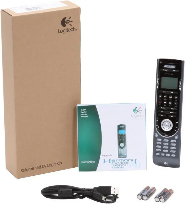 Alt view image 5 of 5 - Logitech Harmony 550 Advanced Universal Infrared Remote Control