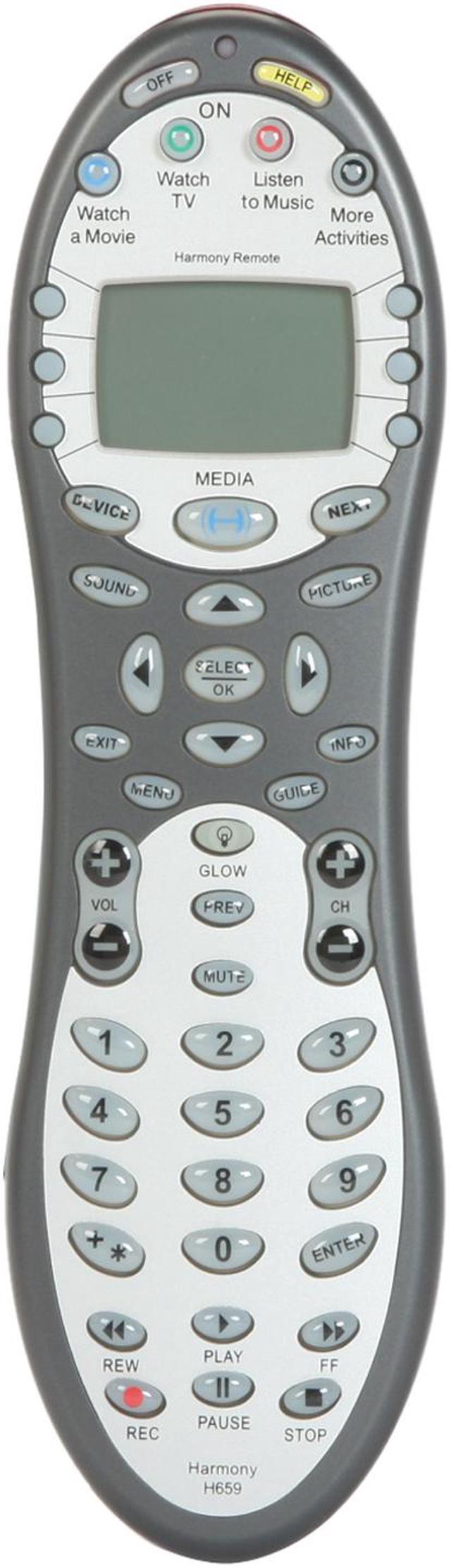 Alt view image 2 of 5 - Logitech Harmony 659 Universal Infrared Remote Control