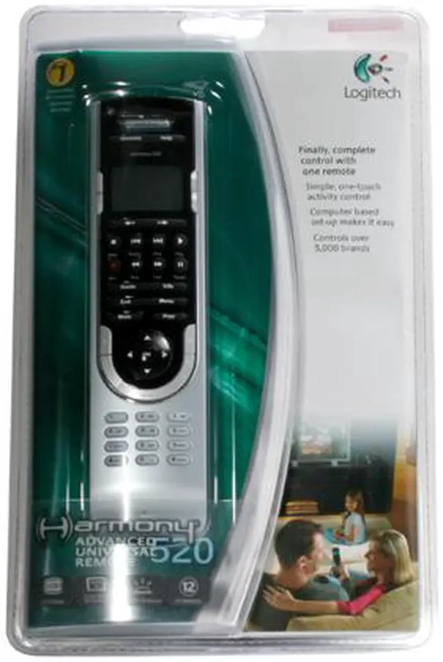 Alt view image 6 of 6 - Logitech Harmony 520 Universal Infrared Remote Control