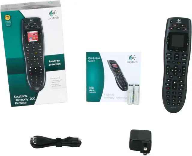 Alt view image 6 of 6 - Logitech Harmony 700 Universal Infrared Remote Control