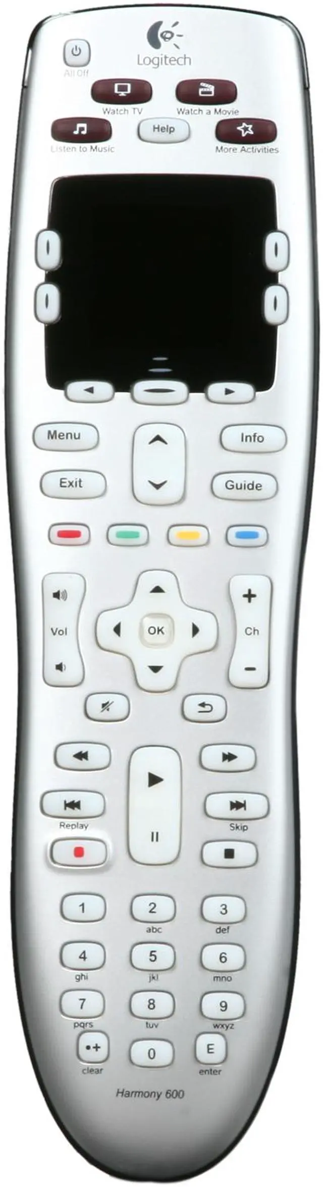 Alt view image 2 of 4 - Logitech Harmony 600 (915-000111) Universal Remote Control