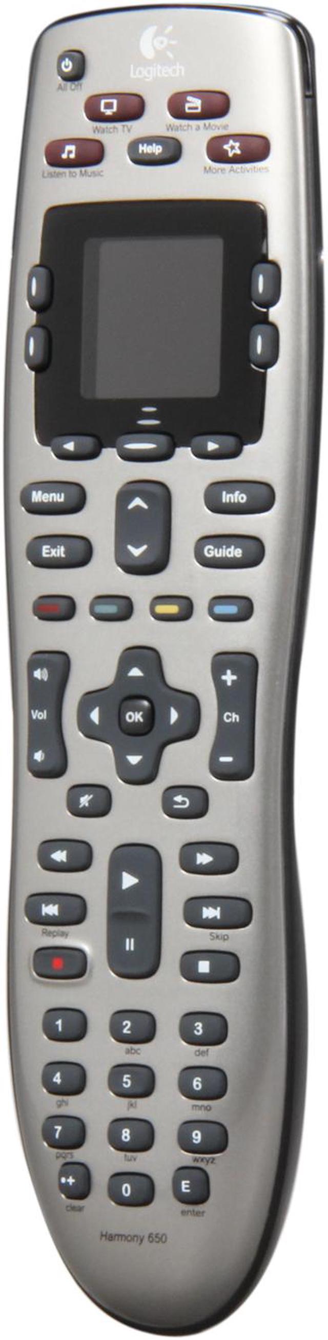 Logitech Harmony 650 Remote Universal Remotes -