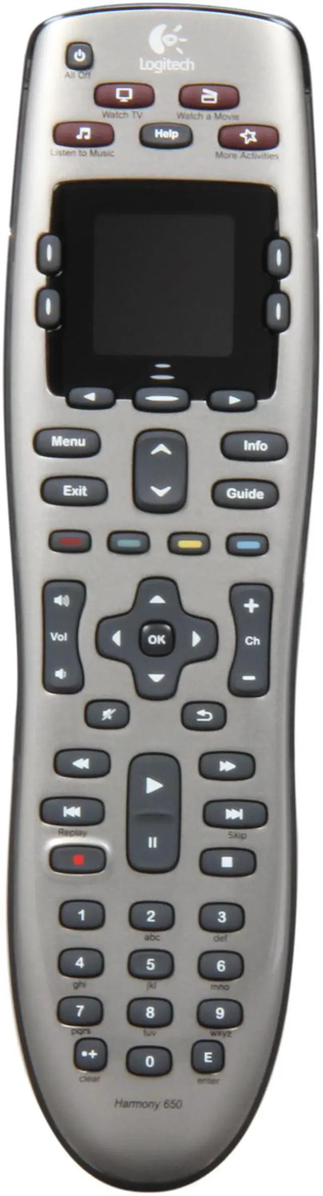 Alt view image 3 of 6 - Logitech Harmony 650 Remote