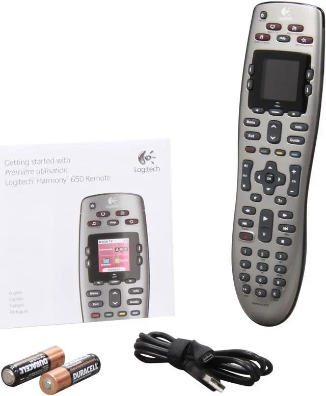 Alt view image 6 of 6 - Logitech Harmony 650 Remote