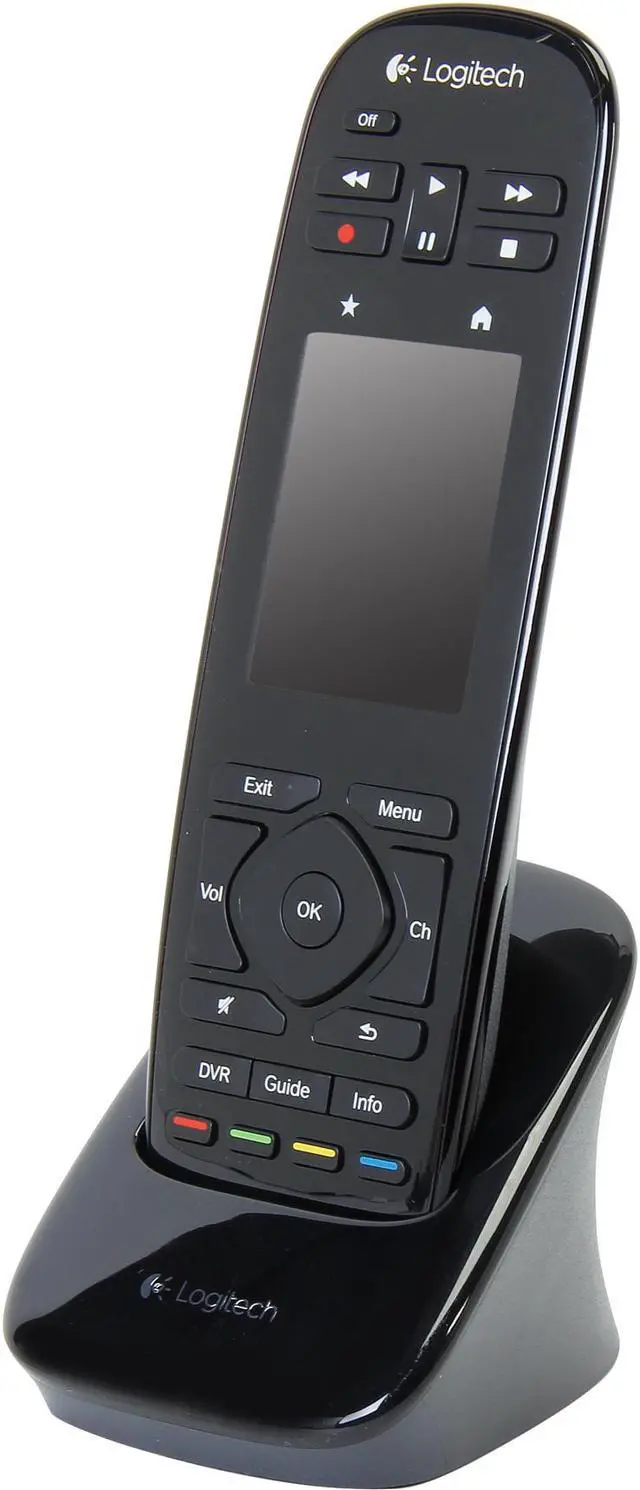 Alt view image 2 of 8 - Logitech Recertified 915-000198 Harmony Touch Universal Remote with Color Touchscreen