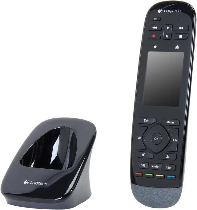 Alt view image 7 of 8 - Logitech Recertified 915-000198 Harmony Touch Universal Remote with Color Touchscreen