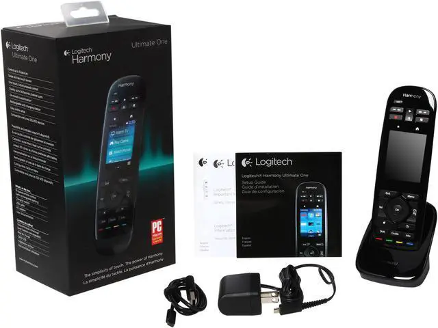 Alt view image 8 of 8 - Logitech Harmony Ultimate One Remote Infrared Remote Control 915-000224
