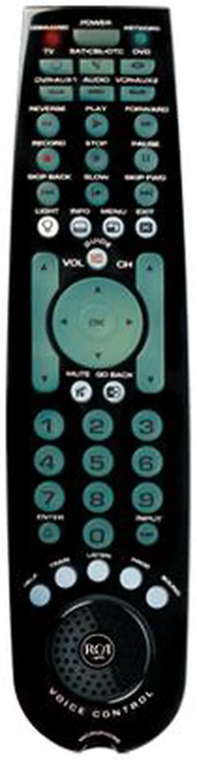 Main image of RCA RCRV06GR Universal Infrared 6 Device Voice Activated Remote