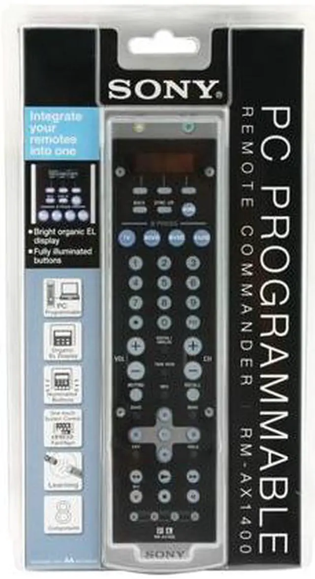 Main image of SONY RM-AX1400 Universal Universal Remote Control