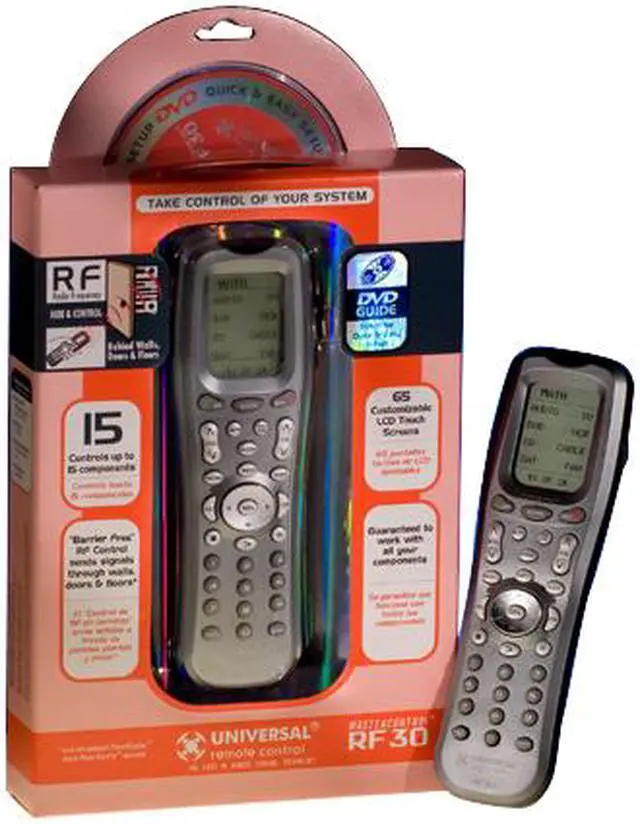 Alt view image 2 of 2 - URC RF30 Universal Infrared / RF MasterControl Remote Control
