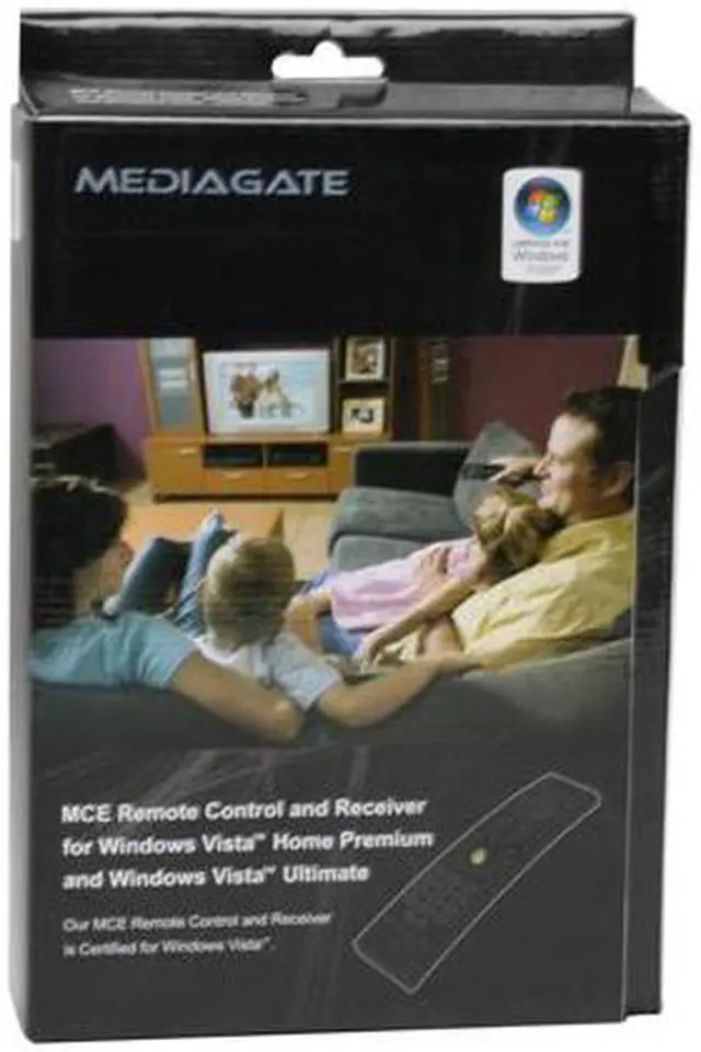 Alt view image 7 of 7 - AVS Gear GP-IR01BK Windows Vista Infrared MCE Black Remote Control