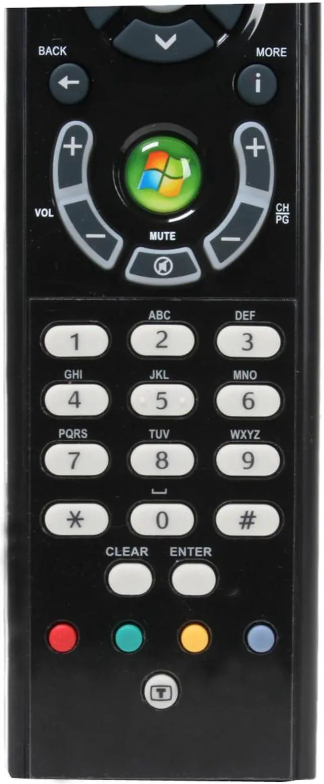 Alt view image 3 of 7 - AVS Gear GP-IR01BK Windows Vista Infrared MCE Black Remote Control