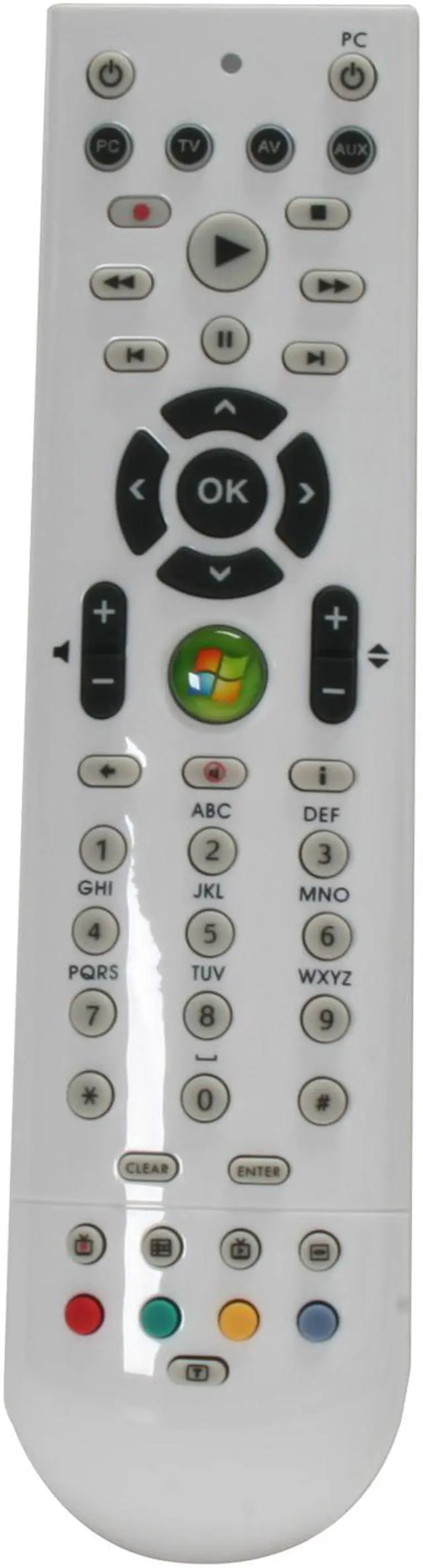 Alt view image 2 of 5 - AVS Gear GV-IR01WT Windows Vista Infrared MCE White Learning Remote Control