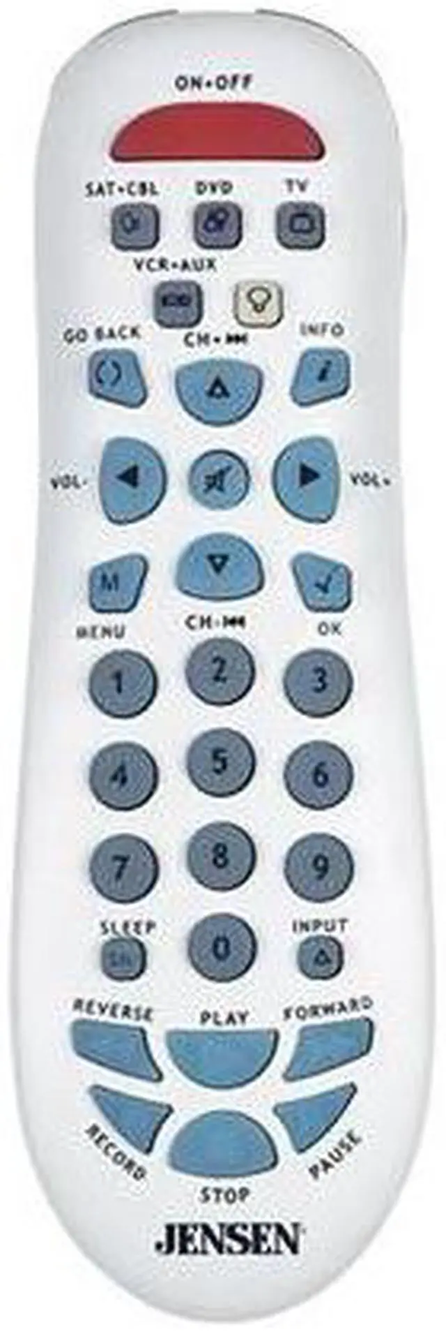 Main image of JENSEN JER-422 Universal Remote Control
