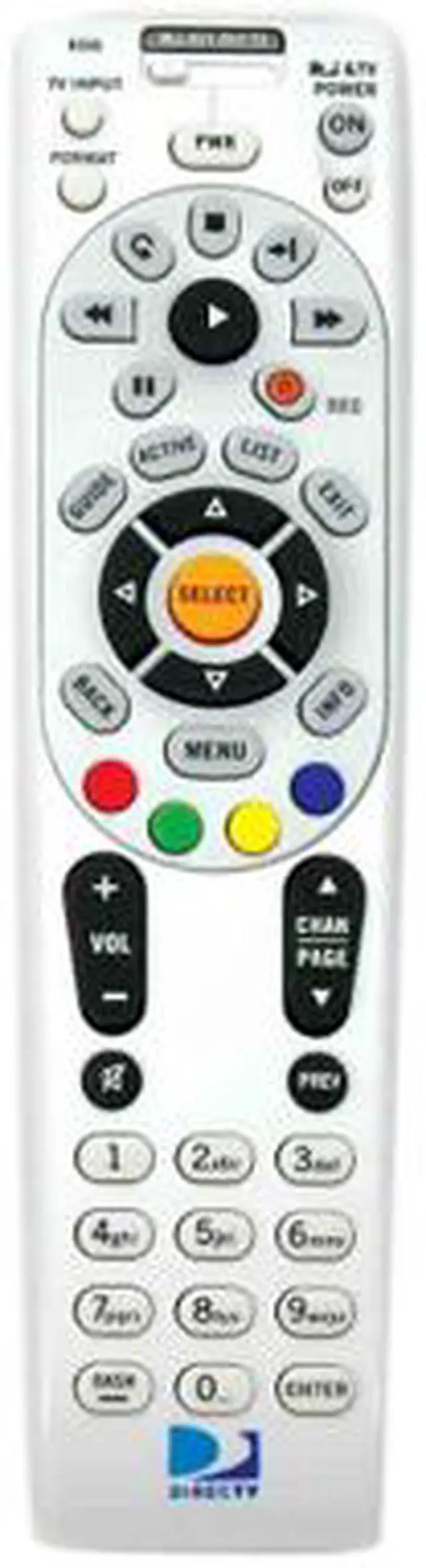 Alt view image 2 of 2 - DIRECTV RC65 Universal Infrared Remote 4 Function Compatible with All DIRECTV Receivers