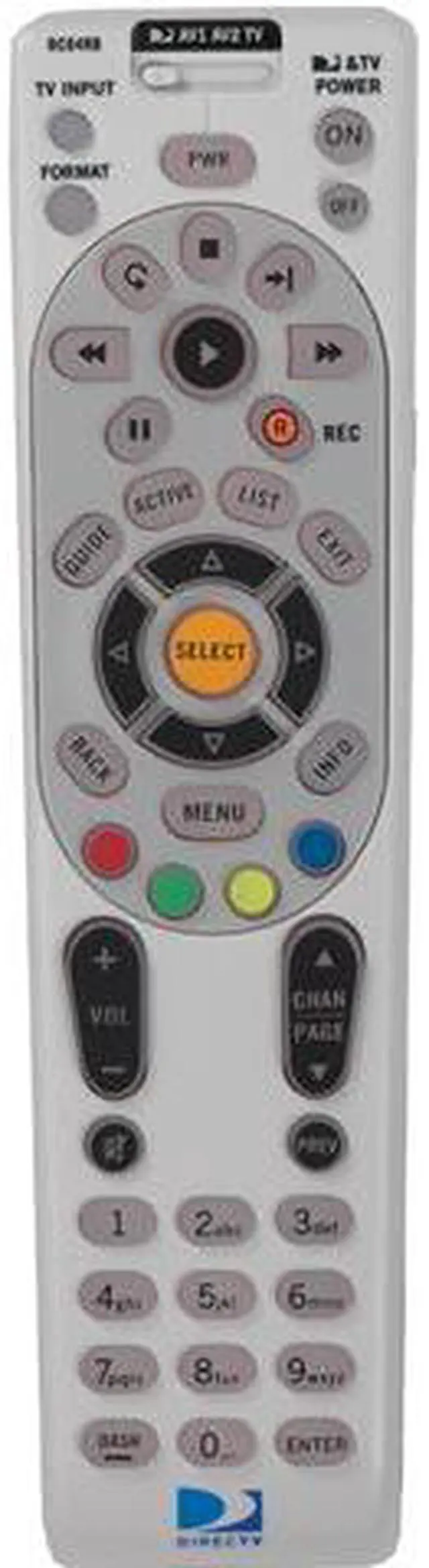 Main image of DIRECTV RC65 Universal Infrared Remote 4 Function Compatible with All DIRECTV Receivers