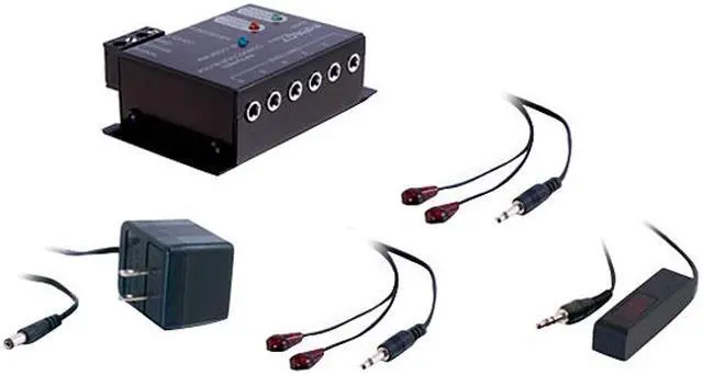 Alt view image 3 of 3 - C2G 40430 Infrared (IR) Remote Control Repeater Kit, TAA Compliant, Black