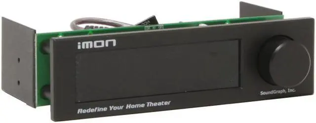 Main image of soundgraph iMON VFD-B PC Infrared Receiver & Remote Control Black