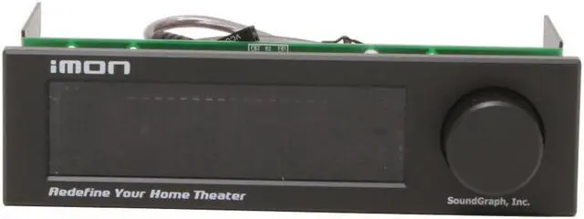 Alt view image 2 of 13 - soundgraph iMON VFD-B PC Infrared Receiver & Remote Control Black