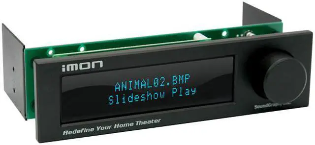 Alt view image 7 of 13 - soundgraph iMON VFD-B PC Infrared Receiver & Remote Control Black