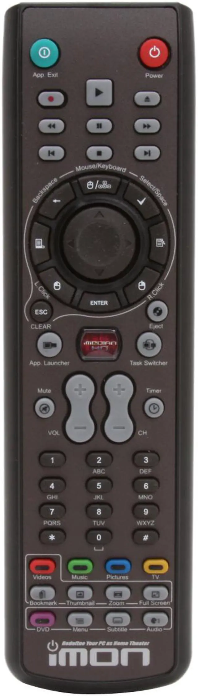 Alt view image 10 of 18 - soundgraph iMON UltraBay-B PC Infrared Remote Control Black