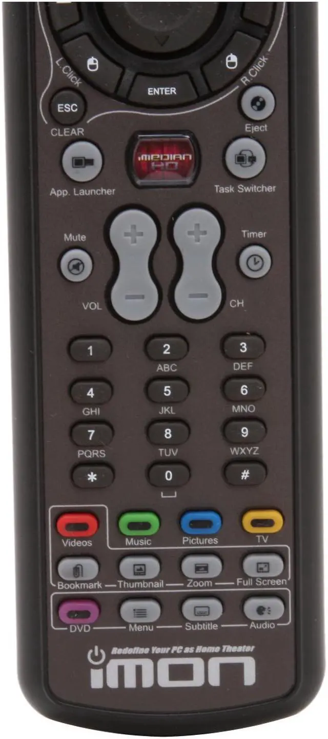 Alt view image 12 of 18 - soundgraph iMON UltraBay-B PC Infrared Remote Control Black