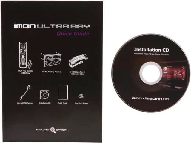 Alt view image 14 of 18 - soundgraph iMON UltraBay-B PC Infrared Remote Control Black