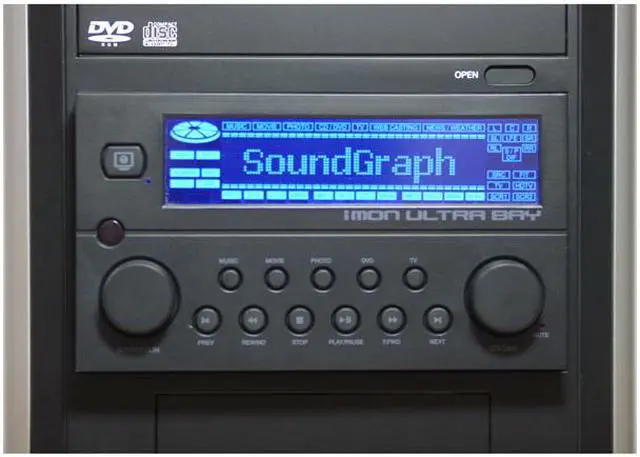 Alt view image 6 of 18 - soundgraph iMON UltraBay-B PC Infrared Remote Control Black