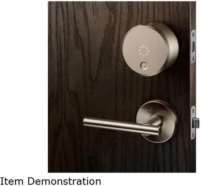 Alt view image 3 of 5 - August Smart Lock - ASL-3 Keyless Home Entry with Your Smartphone, Champagne