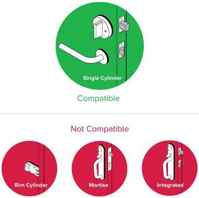 Alt view image 5 of 5 - August Smart Lock - ASL-3 Keyless Home Entry with Your Smartphone, Champagne