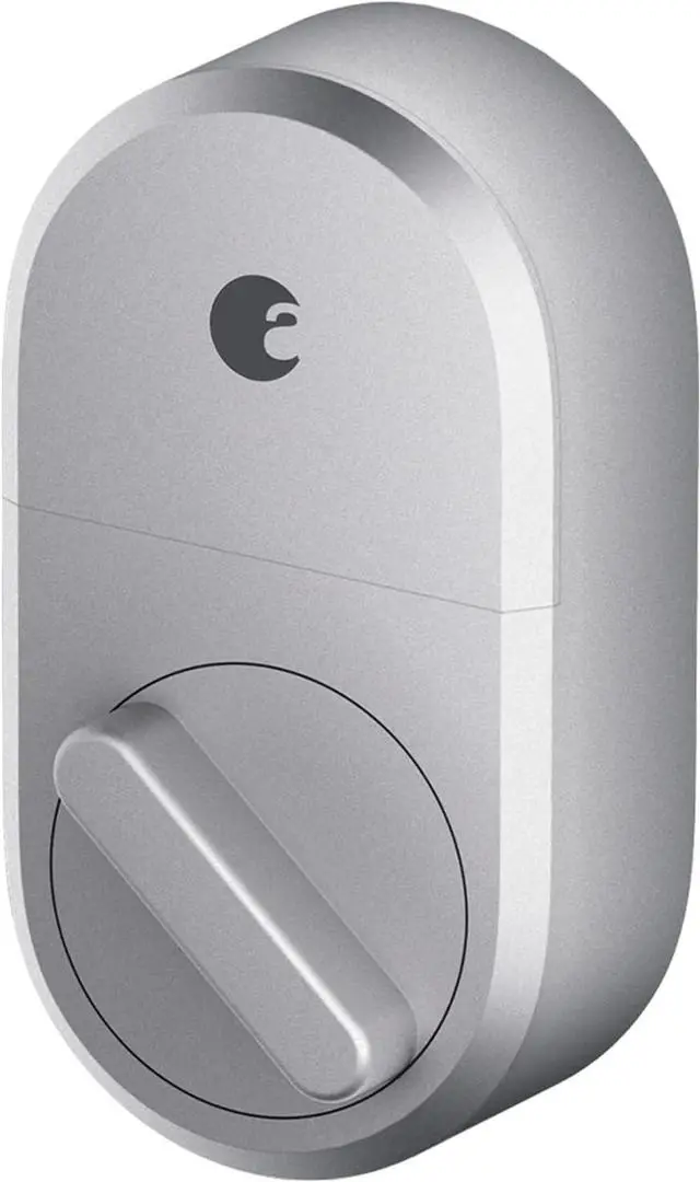 Alt view image 2 of 8 - August Smart Lock, 3rd Gen Technology - Silver, Works with Alexa and Google Assistant