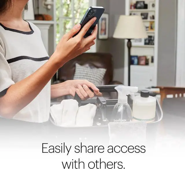 Alt view image 4 of 8 - August Smart Lock, 3rd Gen Technology - Silver, Works with Alexa and Google Assistant