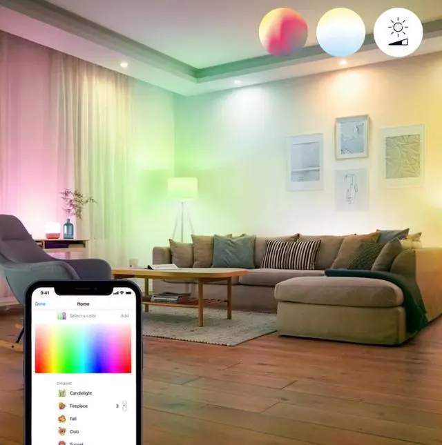 Alt view image 7 of 11 - Wiz 603571 Color LED Strip Extension 1m/3.3ft 800LM Wi-Fi