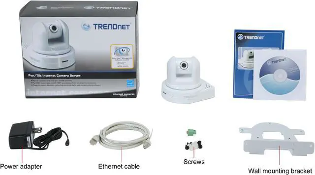 Alt view image 5 of 5 - TRENDnet TV-IP410 640 x 480 MAX Resolution RJ45 SecurView Pan/Tilt/Zoom Internet Camera