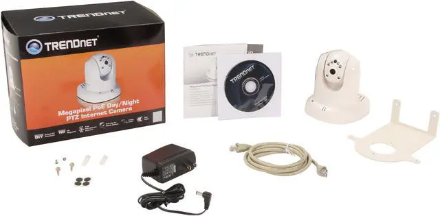 Alt view image 5 of 5 - TRENDnet TV-IP672PI HD 1280 x 800 MAX Resolution RJ45 Megapixel Day / Night 2 Way Audio PoE PTZ IP Camera